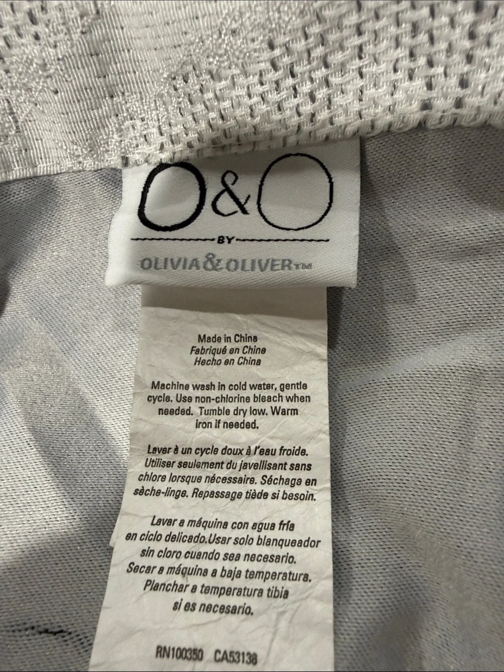 Olivia & Oliver 84 inch grommet curtain panel set